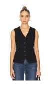 Citizen Of Humanity Jasmin Long Vest In 블랙