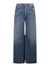 Citizen Of Humanity Citizens Of Humanity Demy Ultra High-rise Cropped Flare Jeans In Blue