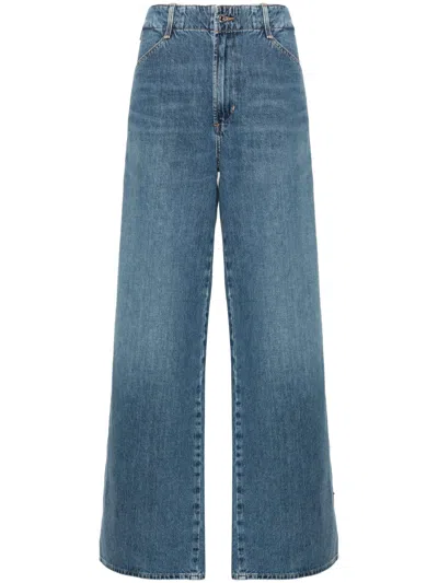 Citizen Of Humanity Blue Washed Jeans In Regenerated Denim