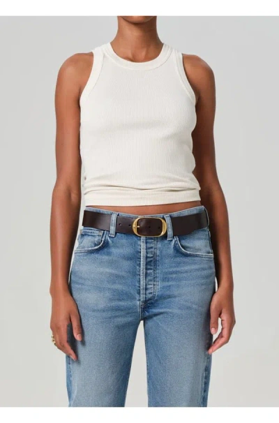 Citizens Of Humanity Jeans Isabel Tank In Dune In Cream