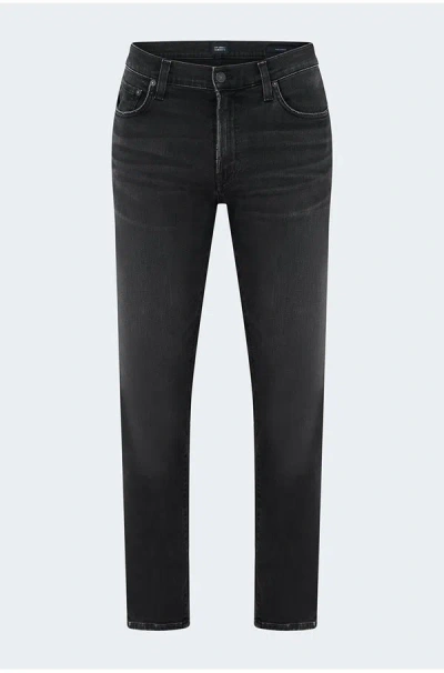 Citizens Of Humanity Jeans London Tapered Slim Jean In Dark Storm In Gray