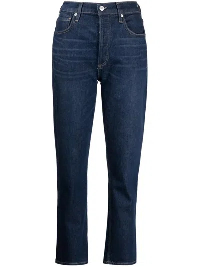 Citizens Of Humanity Jolene High-rise Straight-leg Jeans In Multi