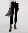 Citizen Of Humanity Jolene High Rise Vintage Slim Jean In Black Velvet In Black