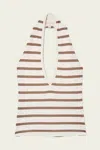 Citizens Of Humanity Julien Halter Top Ginger Stripe