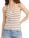 Citizens Of Humanity Julien Halter Top Ginger Stripe In Multi