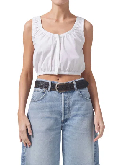 Citizens Of Humanity Karo Top In Optic White