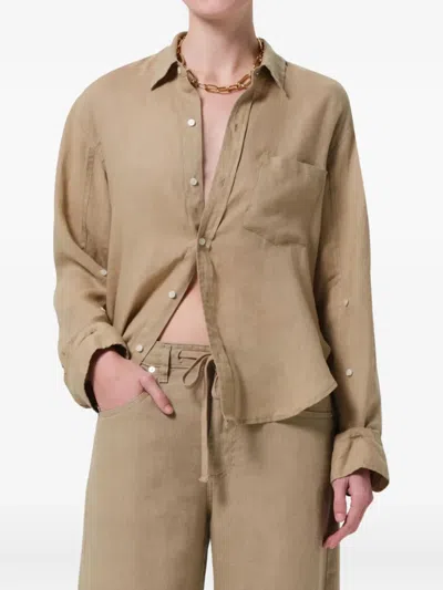 CITIZEN OF HUMANITY KAYLA BUTTON-UP SHIRT
