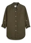 Citizen Of Humanity Citizens Of Humanity Kayla Cotton Shirt In Green
