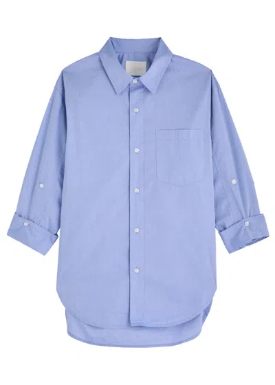 Citizen Of Humanity Citizens Of Humanity Kayla Cotton Shirt In Blue
