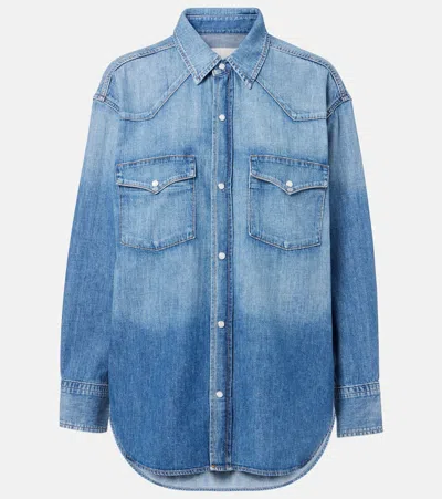 Citizens Of Humanity Kayla Denim Shirt In Blue