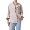 Citizen Of Humanity Kayla Button Down Shirt In Mesa Stripe In Mesa Stripe