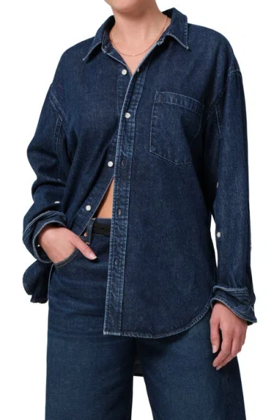 CITIZEN OF HUMANITY CITIZENS OF HUMANITY KAYLA OVERSIZE DENIM BUTTON-UP SHIRT