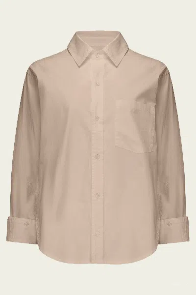 Citizen Of Humanity Kayla Shirt In Sandatlas In Neutral