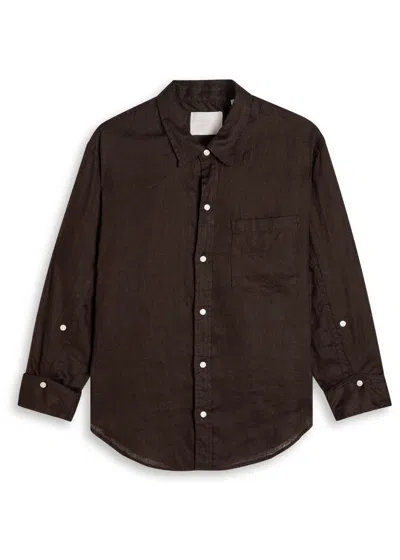 Citizens Of Humanity Kayla Shrunken Linen Shirt