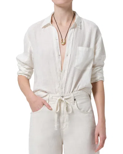 Citizen Of Humanity Citizens Of Humanity Kayla Shrunken Top In White
