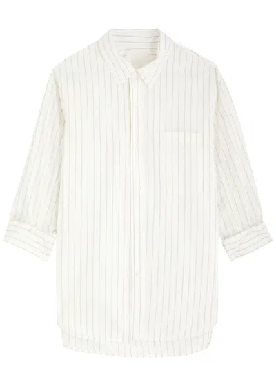 Citizens Of Humanity Kayla Striped Cotton-blend Shirt In White