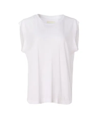Citizens Of Humanity Kelsey Roll Sleeve Tee In White