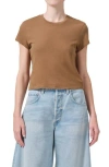 Citizen Of Humanity Citizens Of Humanity Kyle Cotton Baby Tee In Sandie