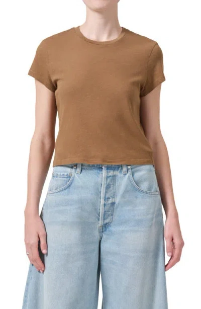 Citizen Of Humanity Citizens Of Humanity Kyle Cotton Baby Tee In Sandie