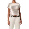 Citizens Of Humanity Kyle Stripe T-shirt In Ginger Stripe