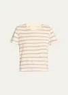 Citizens Of Humanity Kyle Stripe T-shirt In Campanula Strip