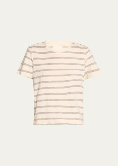 Citizens Of Humanity Kyle Stripe Tee In Campanula Strip