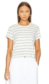 Citizens Of Humanity Kyle Tee In Campanula Stripe In Campanula Stripe