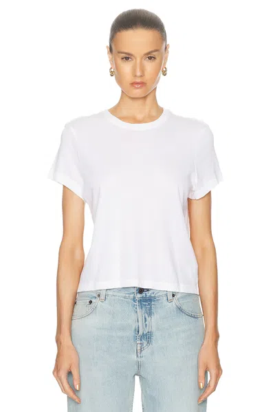 Citizens Of Humanity Pierre Ribbed Organic Cotton-blend T-shirt In Pashmina