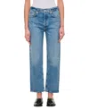 Citizens Of Humanity Light Blue Stright Leg Delfina Jeans In Blue