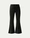 Citizen Of Humanity Lilah Flare Velvet Jeans In Black