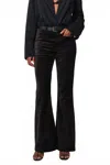 Citizen Of Humanity Lilah Flare With Welt Pocket Velvet In Black