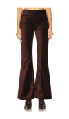 Citizen Of Humanity Citizens Of Humanity Annina High Waist Corduroy Wide Leg Pants In Brown