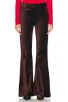 Citizen Of Humanity Citizens Of Humanity Annina High Waist Corduroy Wide Leg Pants In Chocolate Milk