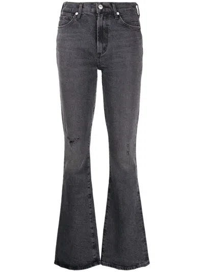 Citizens Of Humanity Lilah Flared Jeans In Black
