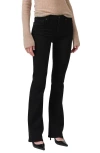 Citizen Of Humanity Lilah High Rise Bootcut 32.5" In Plush Black In Plush Black