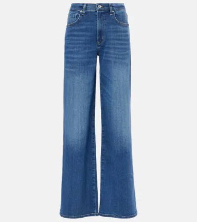 Citizens Of Humanity Lili Mid-rise Wide-leg Jeans In Blue