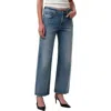 Citizen Of Humanity Citizens Of Humanity Lindz Low Rise Easy Straight Leg Jeans In Blue