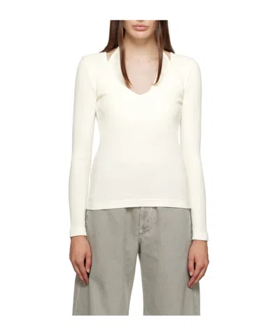 Citizens Of Humanity Livi Long-sleeved T-shirt In White