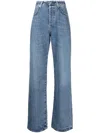 Citizen Of Humanity Logo-patch Organic Cotton Jeans In Blue