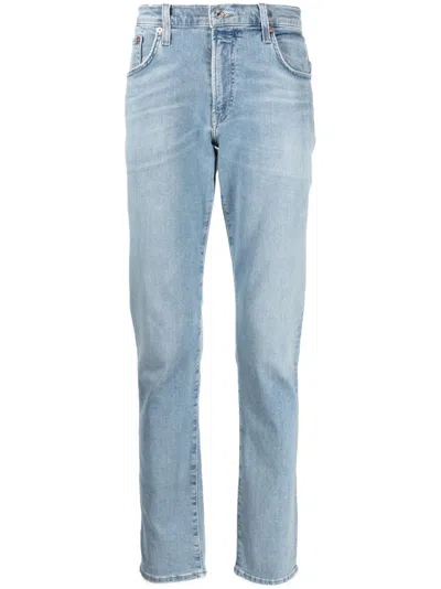 Citizen Of Humanity Slim-fit-jeans Mit Logo-patch In Blue