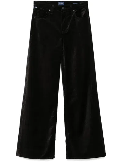Citizen Of Humanity Lolli Trousers In Schwarz