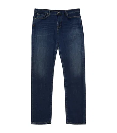 Citizen Of Humanity London Tapered Slim Jeans In Navy