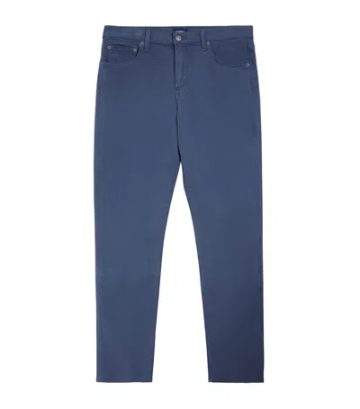 Citizen Of Humanity London Tapered Slim Trousers In Navy
