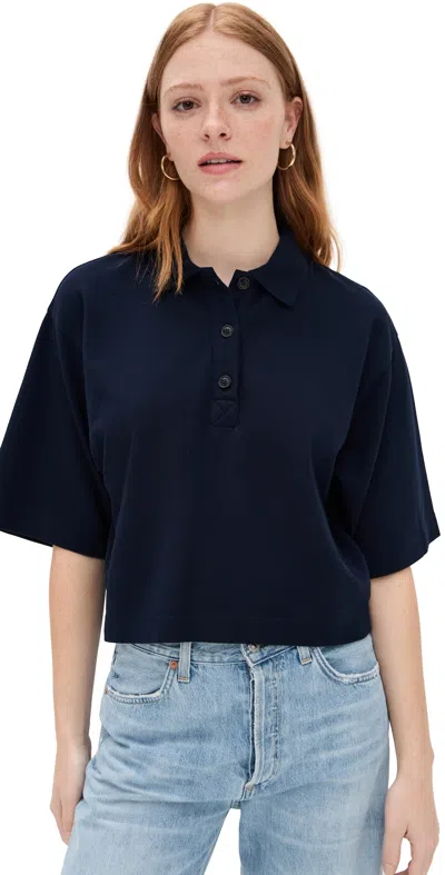 Citizens Of Humanity Lowen Polo Shirt True Navy