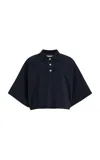 Citizen Of Humanity Lowen Supima-cotton Polo Shirt In Blue