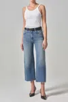 Citizens Of Humanity Gaucho High Waist Crop Wide Leg Organic Cotton Jeans