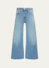 Citizens Of Humanity Lyra Cropped Wide-leg Jeans In Abliss