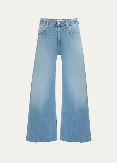 Citizens Of Humanity Lyra Cropped Wide-leg Jeans In Abliss