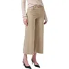 Citizen Of Humanity Citizens Of Humanity Lyra Raw Hem Ankle Wide Leg Jeans In Porcini
