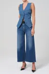 Citizen Of Humanity Lyra Wide Leg Crop Pant In Ambry
